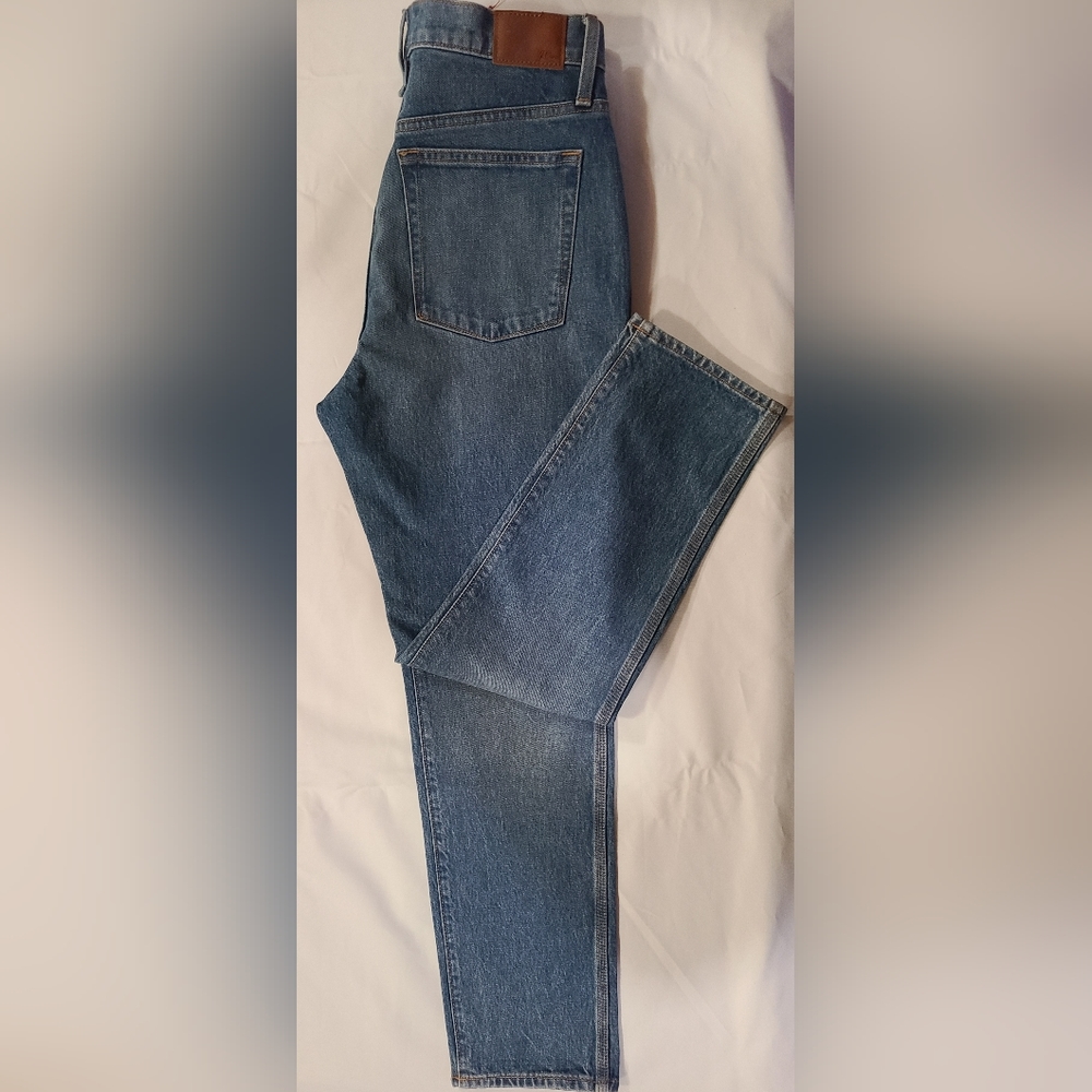 J.Crew denim-womens slim straight mid rise  sz 29 warm surf wash